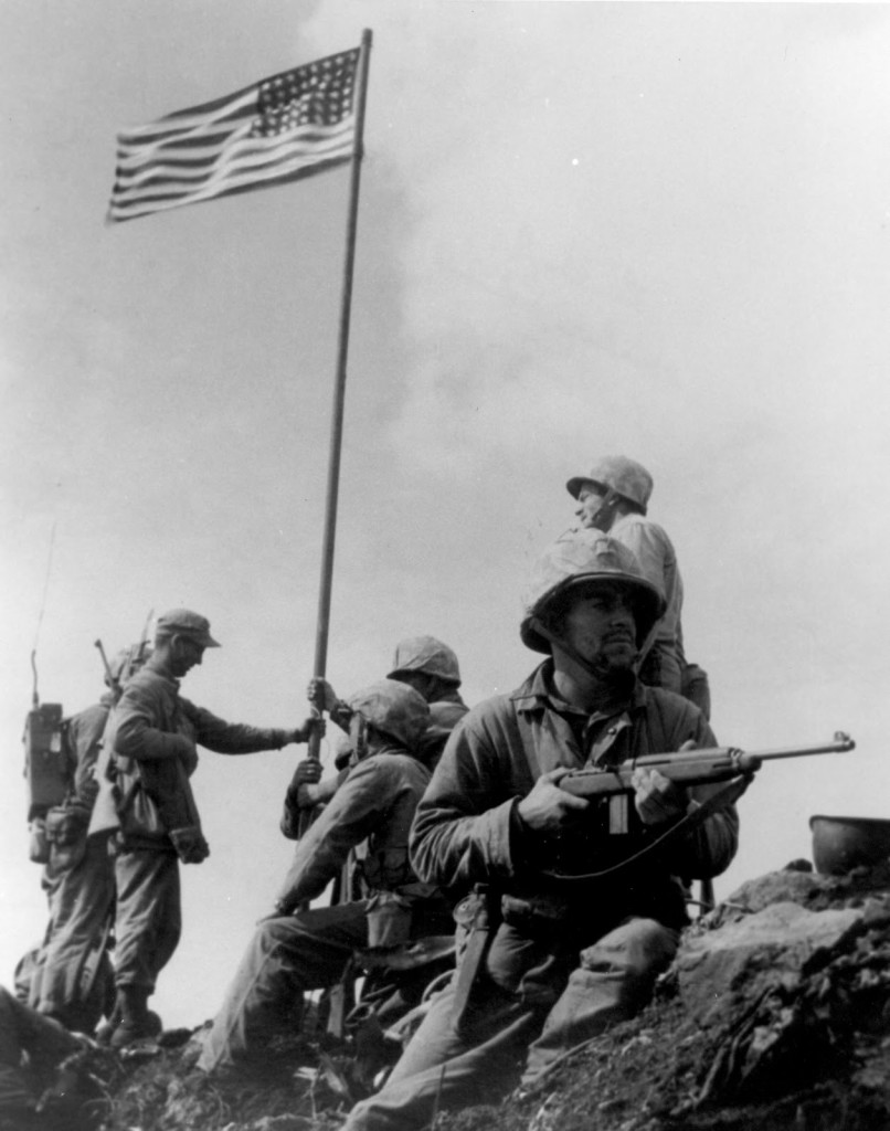 Iwo Jima 23 de fevereiro de 1945.