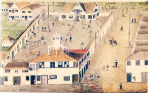Cidade Maurícia em Pernambuco, Zacharias Wagener, c. 1640, Holanda.