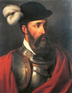Francisco Pizarro, conquistador do Império Inca, governou pouco tempo os seus domínios, pois foi assassinado em 1541.