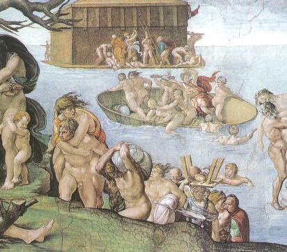 O dilúvio, Michelangelo.