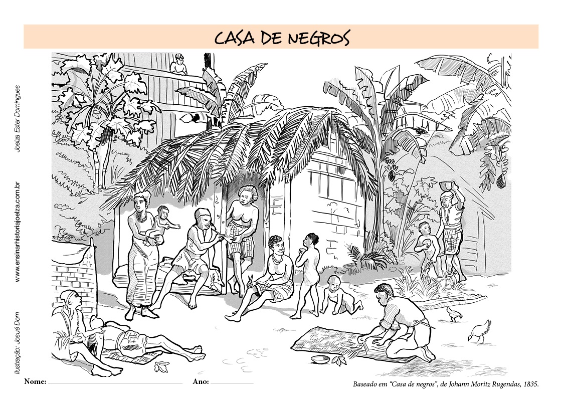 Para colorir - Ensinar História - Joelza Ester Domingues