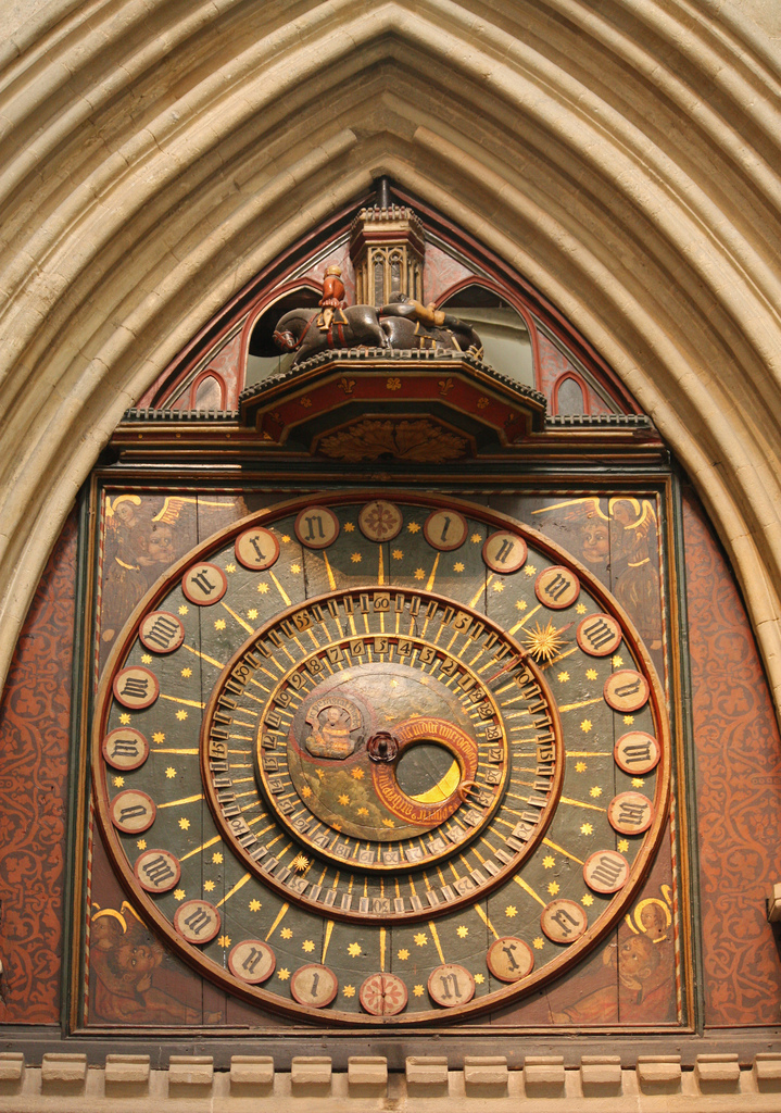 Relógio da catedral de Wells, Inglaterra