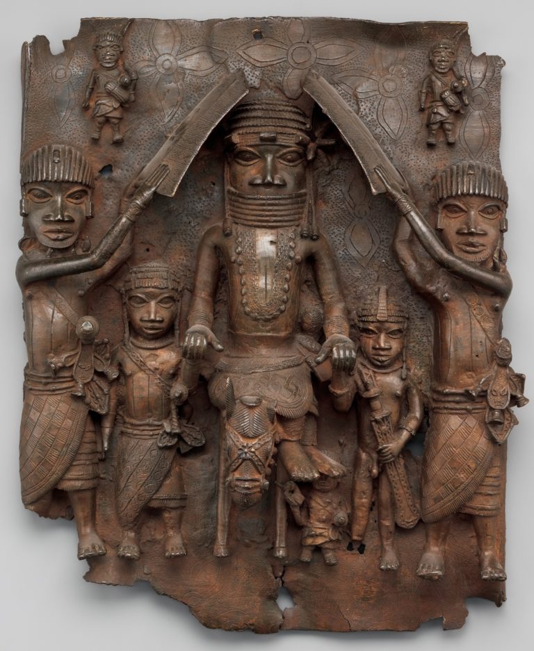 a-historia-do-artesanato escultura-em-latao-do-reino-de-benin