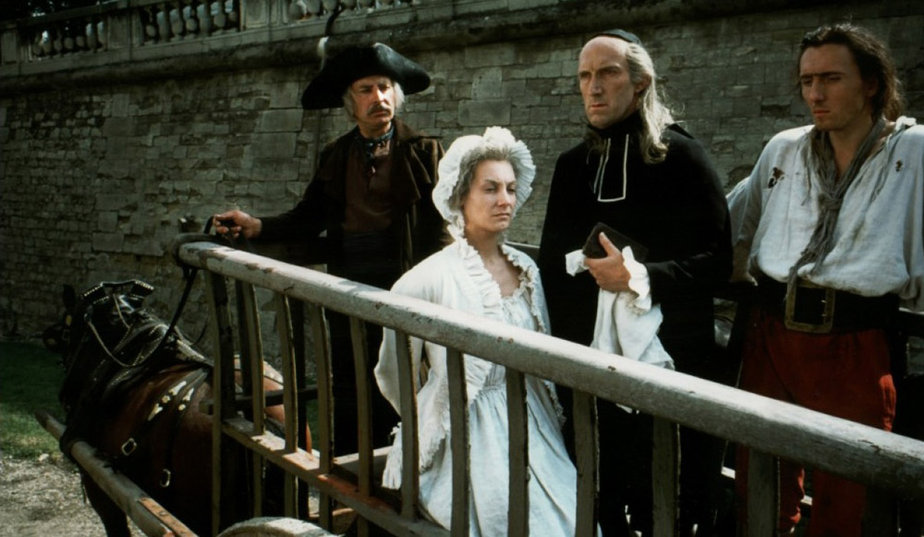 Maria Antonieta, cena do filme "Revolução Francesa", 1989.