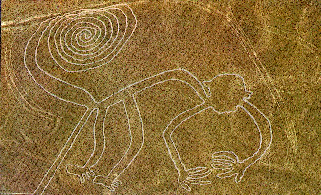 Macaco. Linhas Nazcas, Peru
