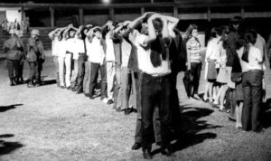 Estudantes presos no Campo do Botafogo, RJ, 1968