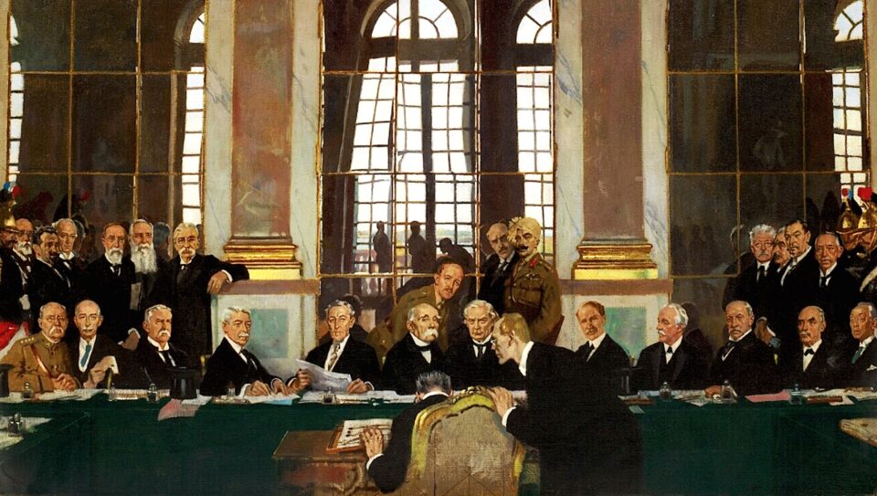 Tratado de Versalhes, fim da Primeira Guerra Mundial