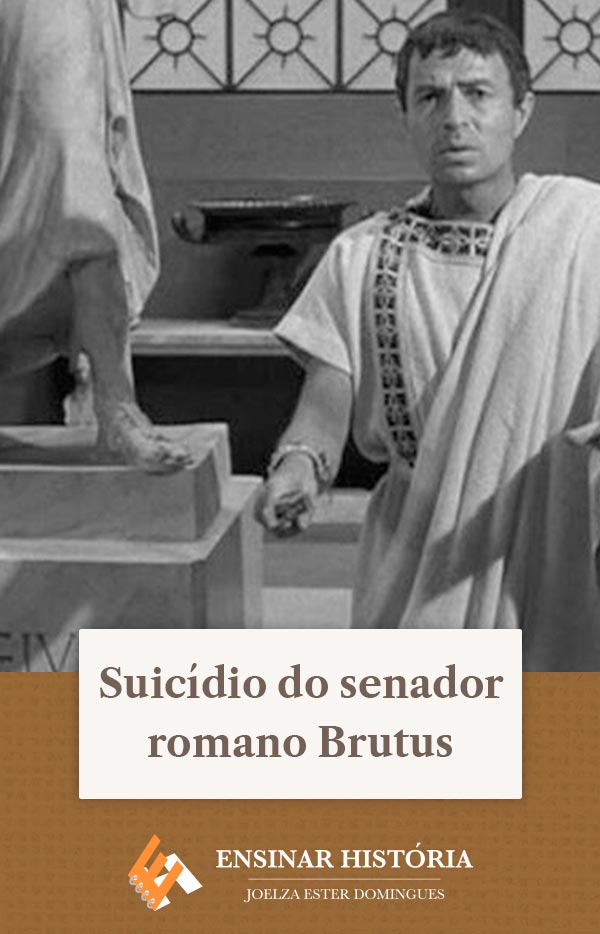 Suicídio do senador romano Brutus