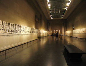 Peças do Partenon no Museu Britânico