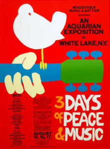 cartaz de Woodstock