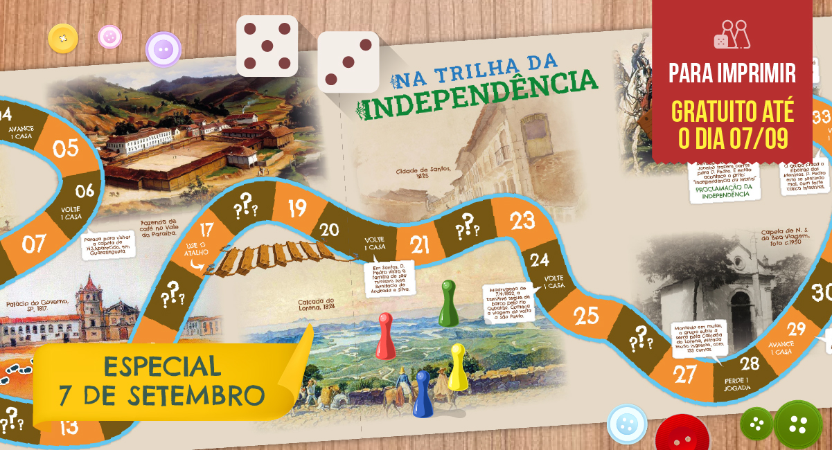 Independência do Brasil - Jogo de perguntas e respostas / Quiz