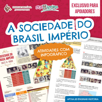 SOCIEDADE DO BRASIL IMPÉRIO (1822-1889): infográfico com atividades