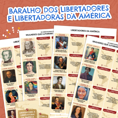 BARALHO DOS LIBERTADORES E LIBERTADORAS DA AMÉRICA